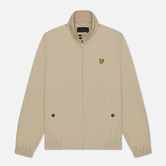 Мужская куртка харрингтон Lyle & Scott Classic, цвет бежевый, размер S