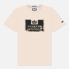 Мужская футболка Weekend Offender Bonpensiero, цвет бежевый, размер S