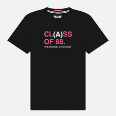 Мужская футболка Weekend Offender Class A, цвет чёрный, размер S