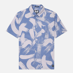 Мужская рубашка Weekend Offender Toshima Camo, цвет голубой, размер S