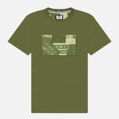 Мужская футболка Weekend Offender Adachi Camo, цвет зелёный, размер S