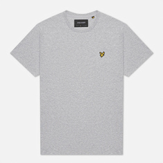 Мужская футболка Lyle & Scott Plain Regular Fit, цвет серый, размер S