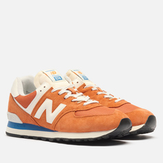 Кроссовки New Balance U574VPA, цвет оранжевый, размер 37.5 EU