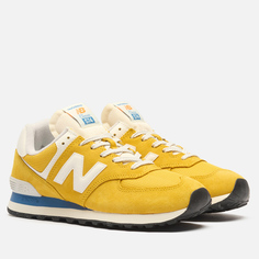 Кроссовки New Balance U574VPY, цвет жёлтый, размер 38 EU