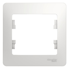 Рамка Schneider Electric Glossa 1 пост белый (GSL000101)