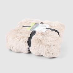 Плед флисовый Hyseas fluffy бежевый 140х200 см