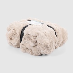 Плед флисовый Hyseas fluffy бежевый 200х220 см