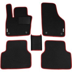 Автомобильные коврики (автоковрики) ЭВА / EVA / ЕВА для AUDI Q3 (I) (8U) / Ауди кью 3 / 2011-2018 г. в. + подпятник + 2 логотипа АвтоЕва.рф