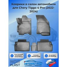 Коврики в салон автомобиля для Chery Tiggo 4 Pro (2022-2024), NPA11-C11-720-2 Unidec