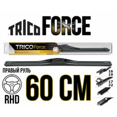 Щетка TRICO 600 мм/1шт Беcкаркасная (RHD) FORCE