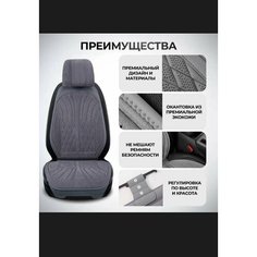 Накидки "Алькантара", перфорированные, с ортопедическими подушками Auto Comfort