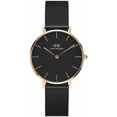 Наручные часы Daniel Wellington Petite, черный/золотистый