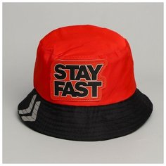 Панама Overhat Stay Fast для взрослых и детей, размер 54, красный