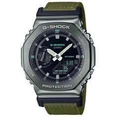 Наручные часы CASIO G-Shock, серый/зеленый