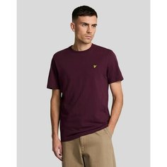 Футболка Lyle & Scott Plain T-shirt, размер XL, burgundy