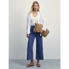 Джинсы кюлоты Zarina, размер XS (RU 42)/170, голубой индиго