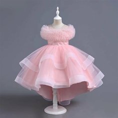 Платье, размер 130, розовый Max Garment