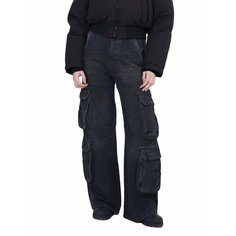 Джинсы карго DIESEL, размер 27, серый