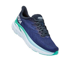 Кроссовки HOKA ONE ONE W CLIFTON 8, полнота B, размер 39RU / EU40 / US8 / JPN25, outer space/bellwether blue
