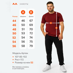 Футболка Happyfox, 3 шт., размер 50, мультиколор