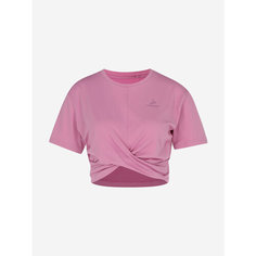 Футболка Demix W D Yoga Cropped T-shirt, размер 48, орхидея