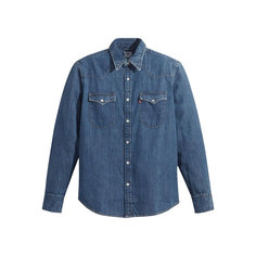 Рубашка Levis BARSTOW WESTERN STANDARD MED INDIGO FLAT FINISH, размер S, cиний Levis®