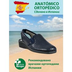 Босоножки Doctor Burger, размер 37, синий