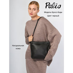 Сумка Palio, фактура тиснение, черный