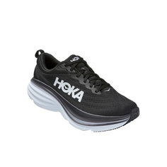 Кроссовки HOKA ONE ONE W BONDI 8, полнота B, размер 39RU / EU40 / US8 / JPN25, black/white