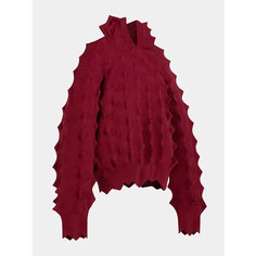 Худи MADFRENZY Spiked Knit, размер M, , бордовый