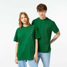 Футболка LACOSTE, размер TXL, темно-зеленый