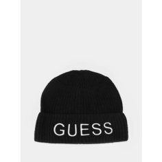 Шапка GUESS для мужчин, размер Б/Р, черный