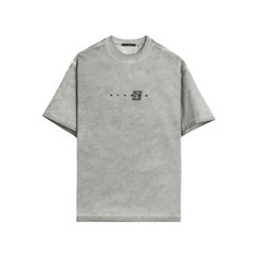 Футболка Stampd Broken Ice Transit Tee - Oil Wash Iron Grey, размер L, серый