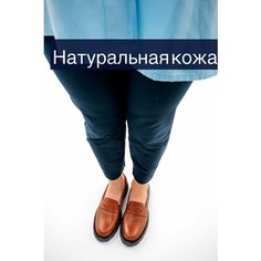 Мокасины PLATINUM WORLD, размер 41, коричневый