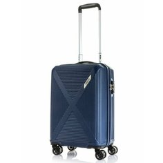 Чемодан American Tourister, 35 л, размер S, синий