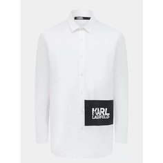 Рубашка Karl Lagerfeld, размер L, черный/белый