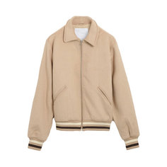 Куртка POP TRADING COMPANY varsity jacket, размер M, бежевый