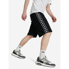 Шорты Kappa Authentic Core Banda Mens Knitted Shorts, размер 48/50, черный
