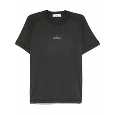 Футболка Stone Island Compass, размер L, серый