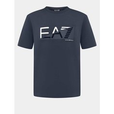 Футболка EA7 EMPORIO ARMANI, размер XXL, темно-синий