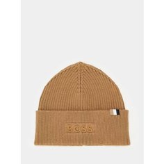 Шапка BOSS для мужчин, размер OneSize, бежевый