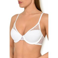 Бюстгальтер DKNY Monogram mesh, размер 38D, белый