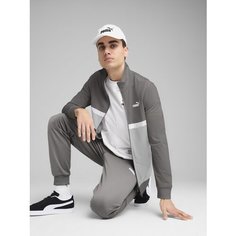 Костюм спортивный PUMA Poly Colorblock Suit, размер S, серый