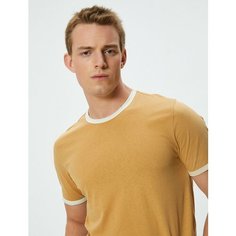 Футболка KOTON, размер M, горчичный