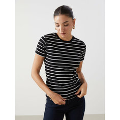 Футболка LC Waikiki, размер S, black striped