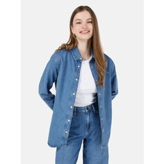 Рубашка COLINS 470 KAREN 470 KAREN Slim Fit, размер XS, голубой