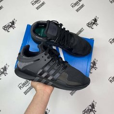 Кроссовки adidas EQT, размер 44,5 eu / 10,5 US / 28,5 см, серый/черный