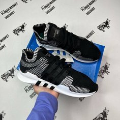 Кроссовки adidas EQT, размер 44,5 eu / 10,5 US / 28,5 см, черно-серый