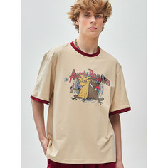 Футболка NOT TODAY, размер L-XL, бежевый