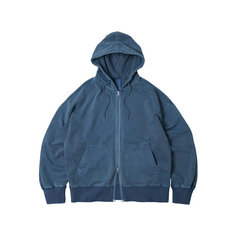 Толстовка FrizmWORKS OG PIGMENT DYEING HOOD ZIPUP PARKA, размер M, , темно-синий